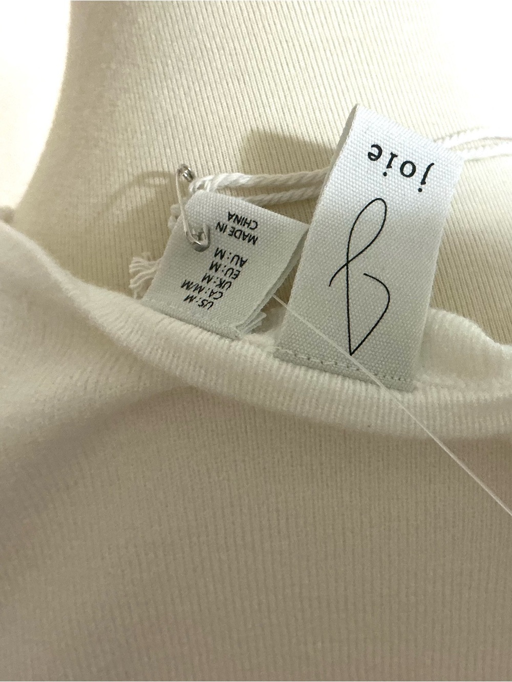 Joie 2 PC White, Black Knit Maxi Skirt, Vest Top M - Picture 8 of 8